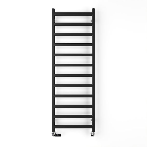 Terma Simple Heban Black Heated Towel Rail 1440 x 500mm - Image 4
