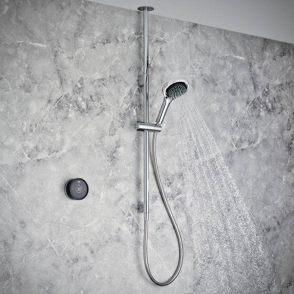 Mira Platinum Single Outlet Ceiling Fed Digital Shower   High Pressure