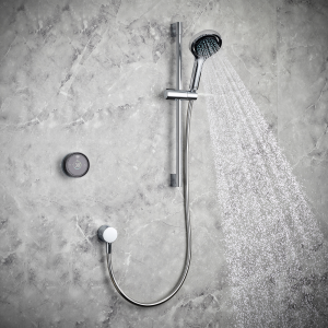 Mira Platinum Single Outlet Rear Fed Digital Shower   High Pressure