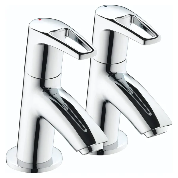 Bristan   Smile Contemporary Basin Taps   Chrome