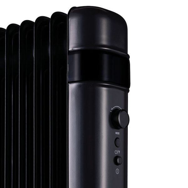 TCP Smart 2000W Black Wi Fi Energy Saving Portable Free Standing Oil 9 Finned Radiator - Image 5