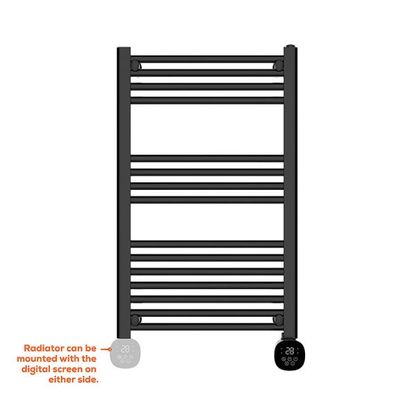 TCP Smart 500W Black 800 x 500mm Wi Fi Energy Saving Electric Only Towel Radiator - Image 7