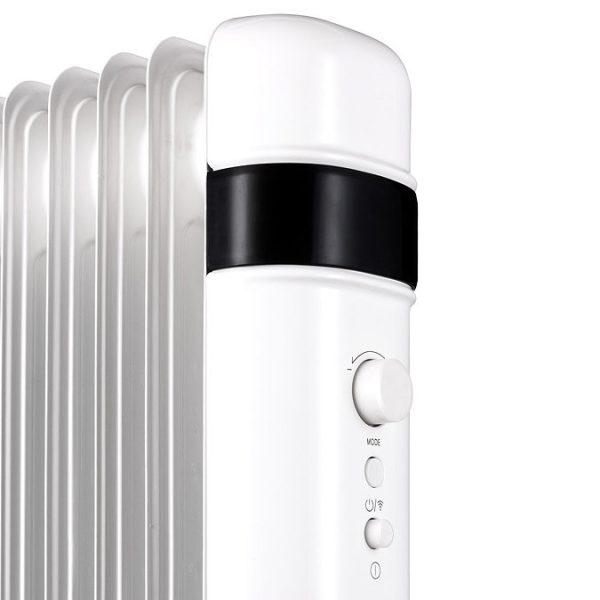 TCP Smart 1500W White Wi Fi Energy Saving Portable Free Standing Oil 7 Finned Radiator - Image 4