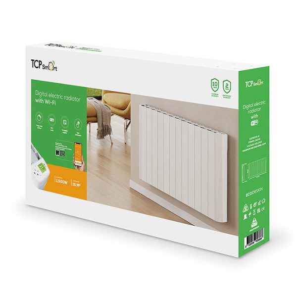 TCP Smart Wi Fi Energy Saving Digital Electric Oil Filled Radiator 1500W - Image 7
