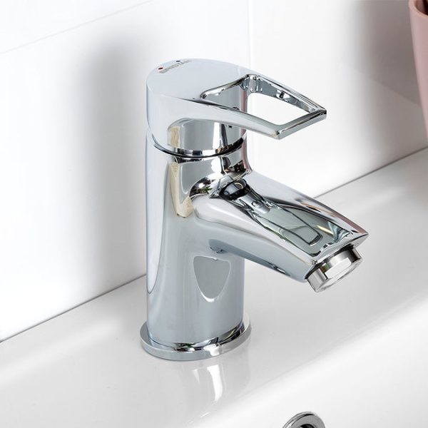 Bristan   Smile Contemporary Basin Mixer w/ Clicker Waste   Chrome - Image 3