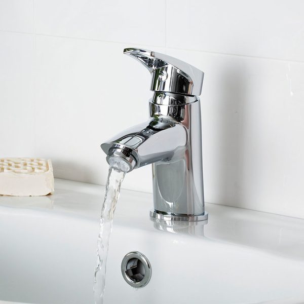 Bristan   Smile Contemporary Basin Mixer w/ Clicker Waste   Chrome - Image 2