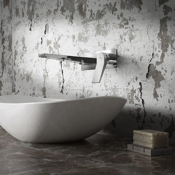 Hudson Reed Soar Wall Mounted Single Lever Basin Mixer - Image 3
