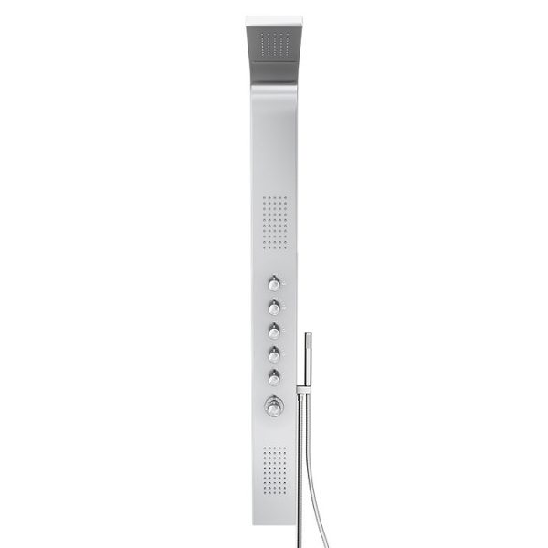 Milan Shower Tower Panel   Stainless Steel (Thermostatic) - Image 3