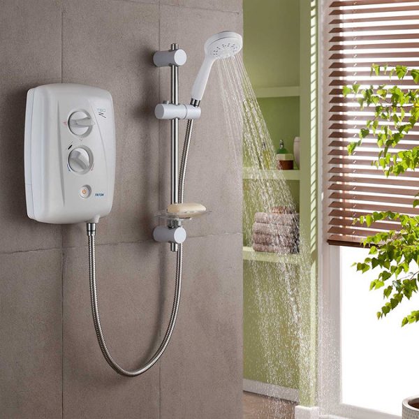 Triton T80Z 10.5 kW Fast Fit Electric Shower   White/Chrome - Image 4