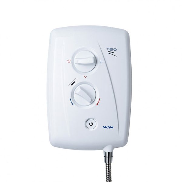 Triton T80Z 10.5 kW Fast Fit Electric Shower   White/Chrome - Image 5