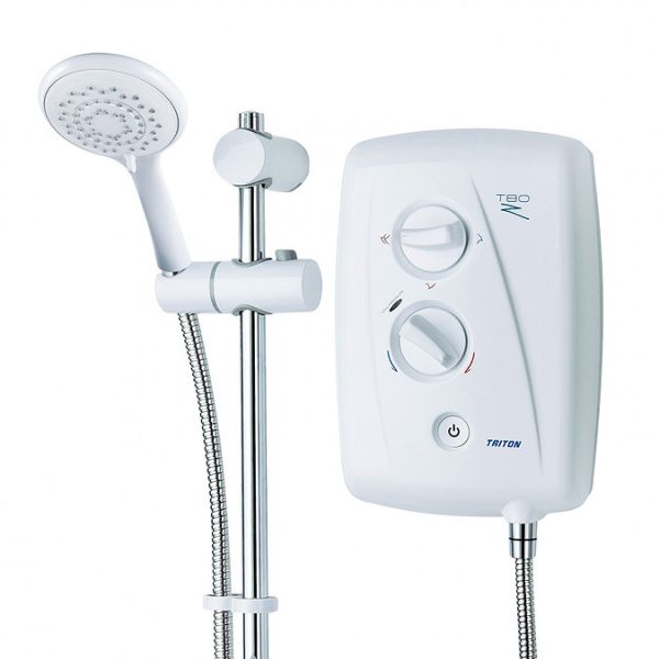 Triton T80Z 10.5 kW Fast Fit Electric Shower   White/Chrome - Image 2
