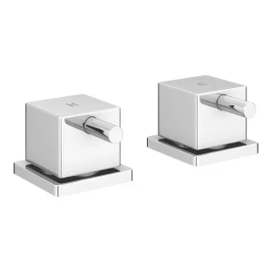 Milan 3/4" Deck Bath Side Valves (Pair)