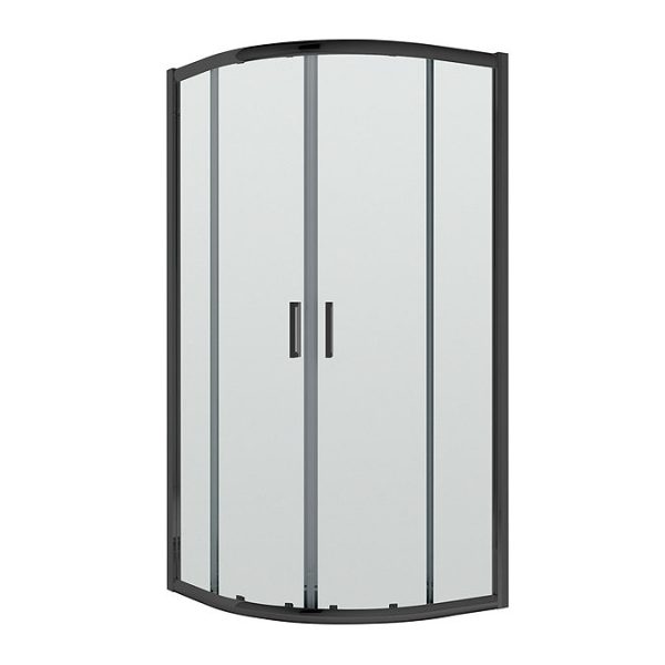 Nuie Pacific Black Profile Quadrant Shower Enclosure - Image 2