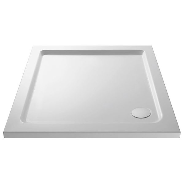 Square Bi Fold Pacific Enclosure inc. Shower Tray 900 x 900mm - Image 3