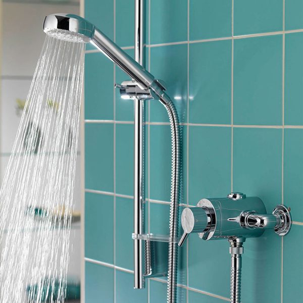 Aqualisa   Siren SL Exposed Thermostatic Shower Valve with Slide Rail Kit - Image 2