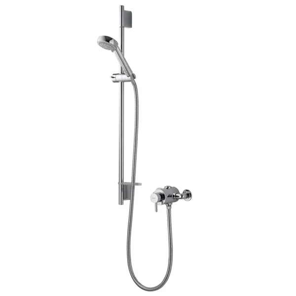 Aqualisa   Siren SL Exposed Thermostatic Shower Valve with Slide Rail Kit