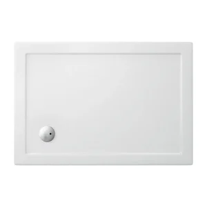 Crosswater   Rectangular Low Profile Acrylic Shower Tray with Waste   Various Size Options