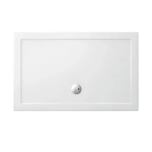 Crosswater   Walk In Low Profile Acrylic Shower Tray with Waste