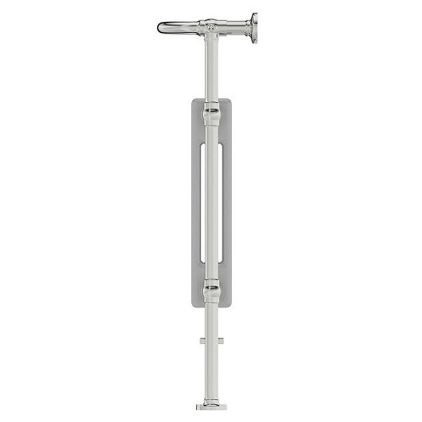 The Heating Co. Santa Fe 952 x 479mm Traditional Satin Grey Radiator - Image 2