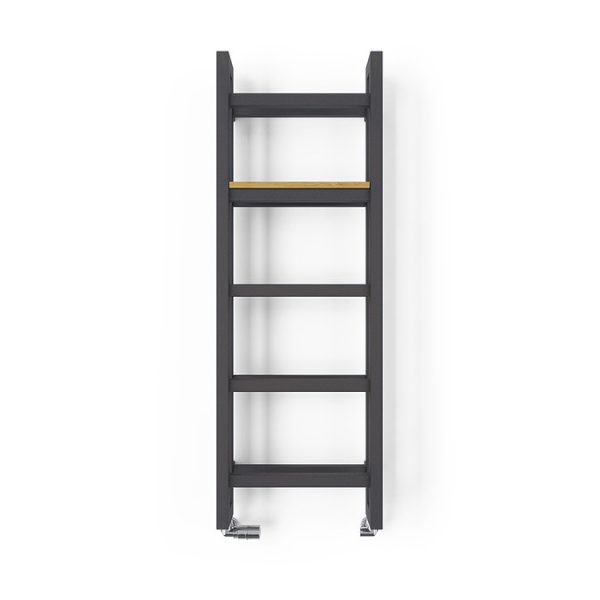 Terma Stand Modern Grey Heated Towel Rail 1150 x 400mm - Image 5