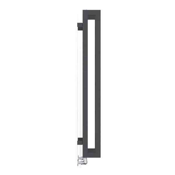 Terma Stand Modern Grey Heated Towel Rail 1150 x 400mm - Image 2