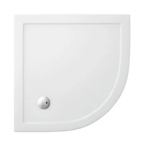 Crosswater   Quadrant Low Profile Acrylic Shower Tray with Waste 900 x 900 x 35mm