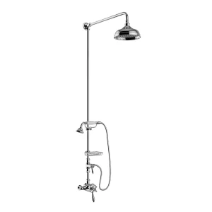 Heritage Trinity Exposed Dual Control with Rigid Riser and Diverter   Chrome