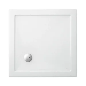 Crosswater   Square Low Profile Acrylic Shower Tray with Waste