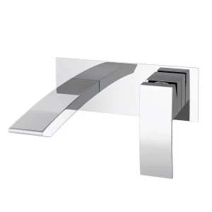 Summit Chrome Wall Mounted Basin Mixer Tap