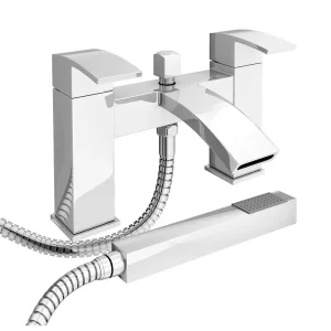 Summit Bath Shower Mixer with Shower Kit   Chrome