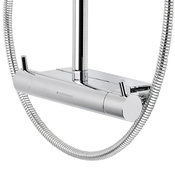 Roper Rhodes Storm Exposed Dual Function Shower System with Accessory Shelf - Image 3