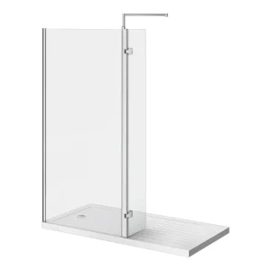 Nova 1600 x 800 Wet Room (900mm Screen, Return Panel + Tray)