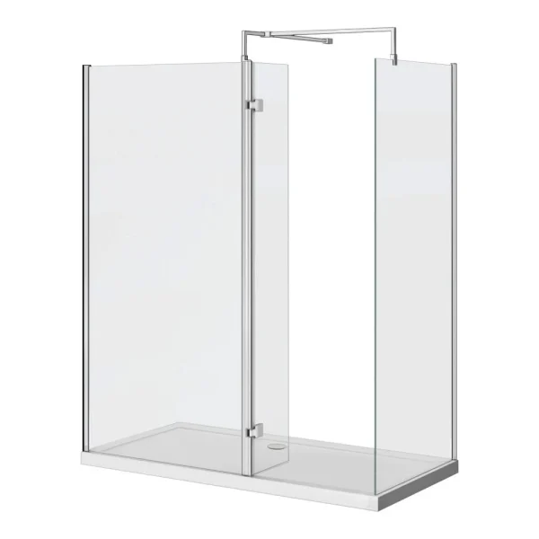 Nova 1400 x 800 Wet Room (inc. Screen, Side Panel + Return Panel with Tray)