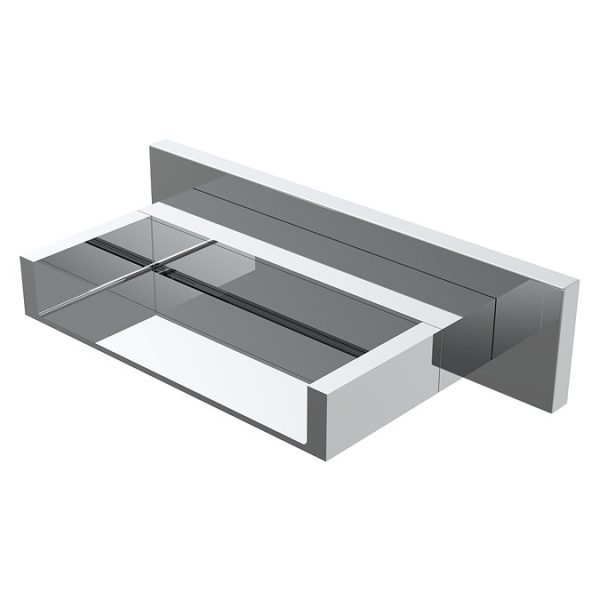 Toreno Modern Wall Mounted Waterfall Bath Spout   Chrome - Image 3