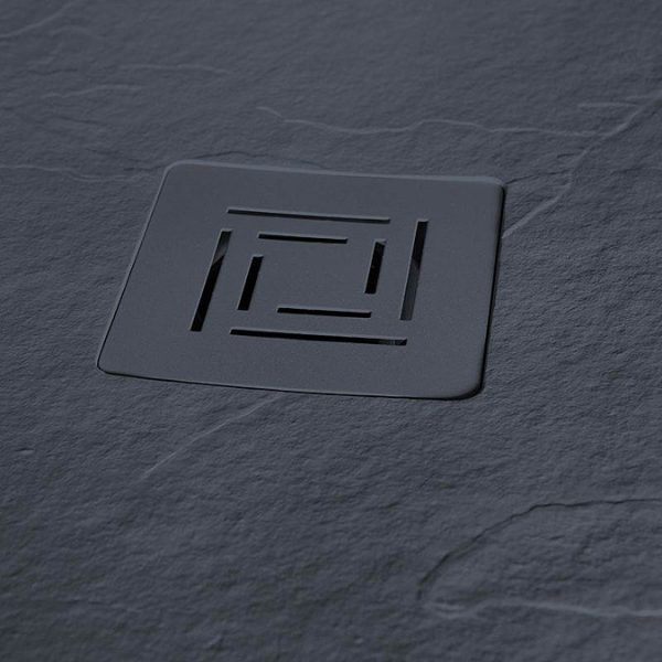 Merlyn Truestone Rectangular Shower Tray   Graphite - Image 2