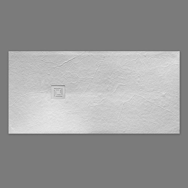 Merlyn Truestone Rectangular Shower Tray   White - Image 4