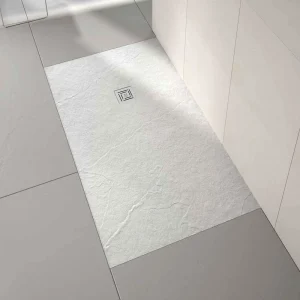 Merlyn Truestone Rectangular Shower Tray   White