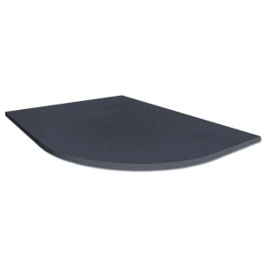 Merlyn Truestone Offset Quadrant Shower Tray   Slate Black   1200 x 900mm