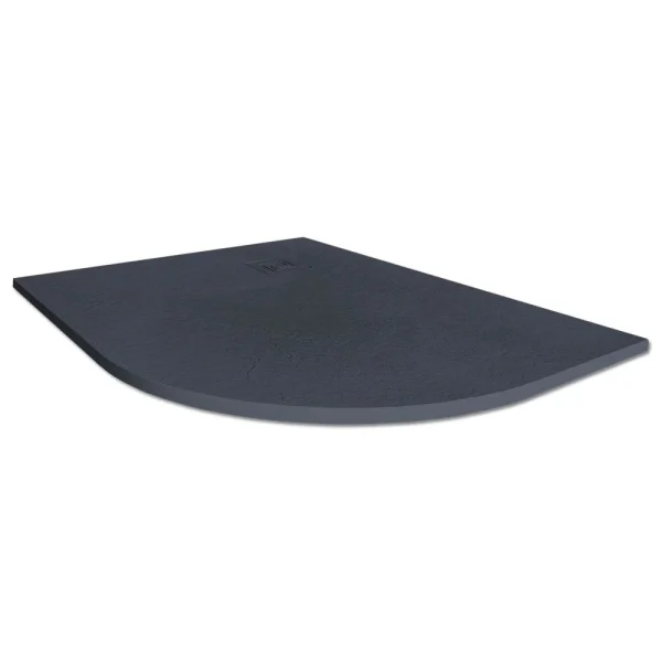 Merlyn Truestone Offset Quadrant Shower Tray   Slate Black   1200 x 900mm