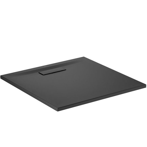 Ideal Standard Silk Black Ultraflat New Square Shower Tray + Waste - Image 3