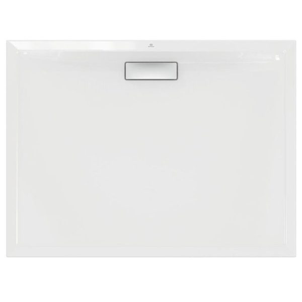 Ideal Standard Gloss White Ultraflat New Rectangular Shower Tray + Waste - Image 3