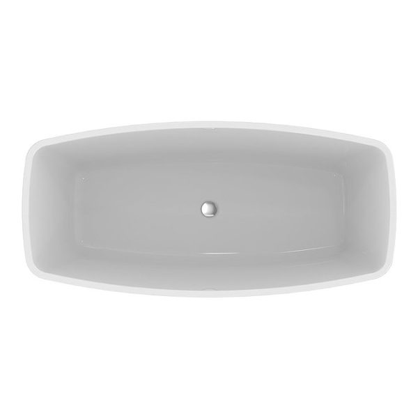 Ideal Standard Adapto 1700 x 800mm Freestanding Double Ended Bath with Clicker Waste - Image 3
