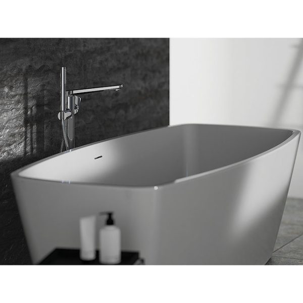 Ideal Standard Adapto 1700 x 800mm Freestanding Double Ended Bath with Clicker Waste - Image 5