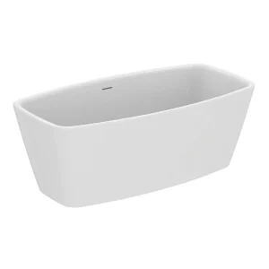 Ideal Standard Adapto 1550 x 800mm Freestanding Double Ended Bath with Clicker Waste