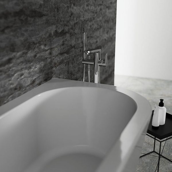 Ideal Standard Adapto 1780 x 780mm Double Ended Corner Bath with Clicker Waste - Image 2