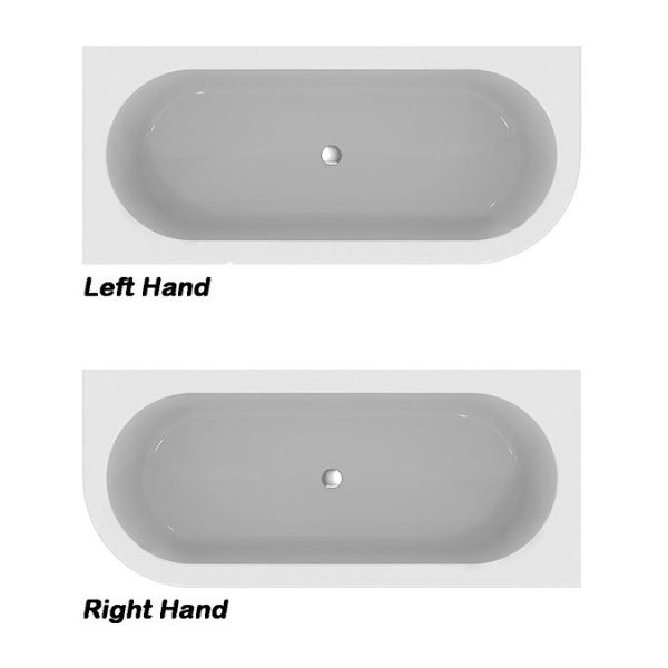 Ideal Standard Adapto 1780 x 780mm Double Ended Corner Bath with Clicker Waste - Image 3