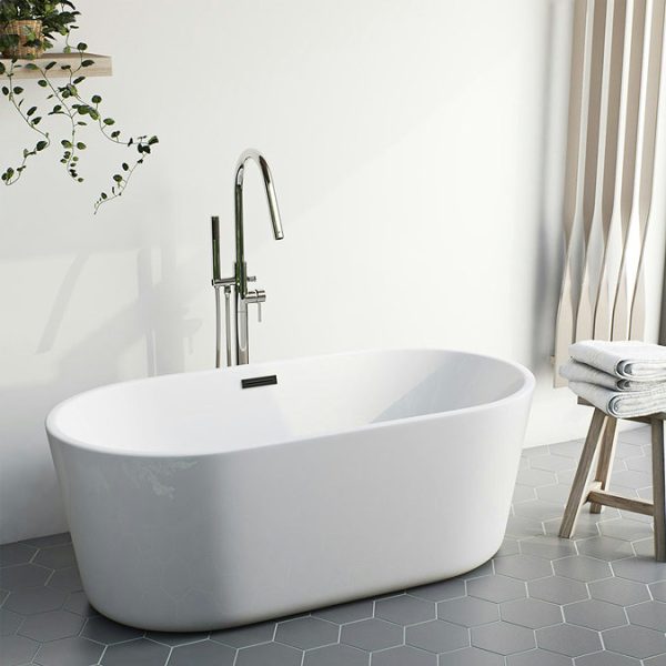 Mode Spencer Freestanding Bath Shower Mixer Tap   Chrome - Image 6