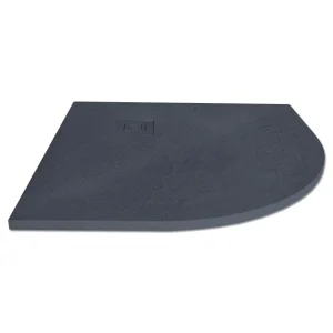 Merlyn Truestone Quadrant Shower Tray   Slate Black   900 x 900mm