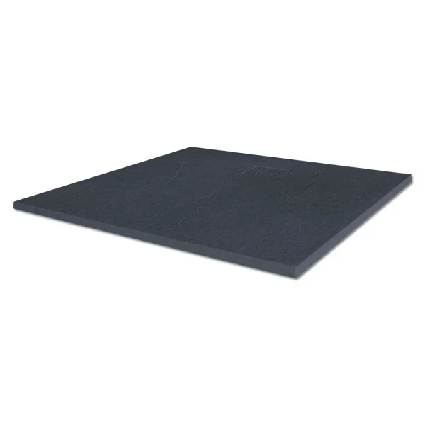 Merlyn Truestone Square Shower Tray   Slate Black   900 x 900mm