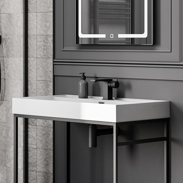 Toreno Casa Cloakroom Tap Matt Black - Image 2